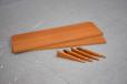 25cm deep vintage teak shelf | PS SPARES - view 9
