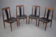 High back dining chairs in rosewood. Frem Rojle production