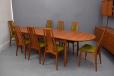 fully extended with all leaves in use this compact table now seats 8 comfortably