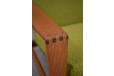 Beautiful teak armrests with visible jointing on the front and real edges