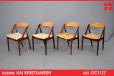 Set of 4 vintage model 31 dining chairs in rosewood | Kai Kristiansen - view 1