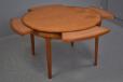 Vintage Danish design teak dining table  - Flip Flap