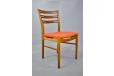 Set of 4 teak frame dining chairs produced by Farstrup - view 7