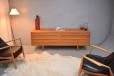 Vintage teak 8 drawer sideboard designed by Ib Kofod Larsen