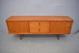 Vintage low teak sideboard ideal to use as large TV stand - Henry W Klein design