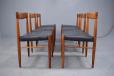 Set of 6 rosewood dining chairs | Henry W Klein - view 5