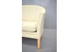 Danish Mobelfabrik production 2 seater sofa with beech legs