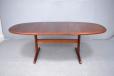 Vintage oval top dining table produced by Rasmus - view 5