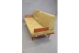 Vintage teak and chrome 3 seater minerva day bed by Peter Hvidt & Orla Molgaard