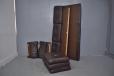 Vintage 3 seater brown buffalo leather sofa produced by Danish Mobelfabrik - view 11