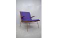 Model FD135 armchair in vintage teak produced by France and Daverkosen