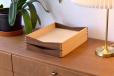 Vintage teak organiser tray by Poul Cadovius