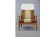 Arne Vodder design model FD164 in teak with reclining mechanism