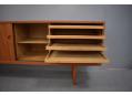 Internal shallow drawers and adjustable shelves in light oak