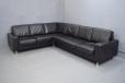 Modern Black 6 seater corner sofa produced by Topline