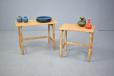 Oak side tables produced 1950s by Danish Cabinetmaker