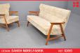 1950s Design 2 seat sofa with teak arms - view 1