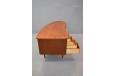 Kai Kristiansen design teak desk with locking drawer for sale