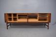 Rosengren Hansen design sideboard in vintage rosewood with sliding tambour doors - view 5