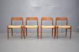 1954 designed dining chairs model 75 for sale