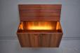 Midcentury Modular wall cabinet in rosewood designed by Kai Kristiansen