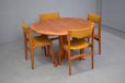 Danish design vinatge teak dining table produced 1970s