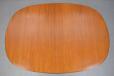 small oval dining table produced in 1960s by Vejle stole and mobelfabrik