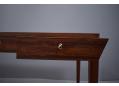 Brazilian rosewood desk with 4 locking drawers and minimalist design