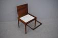 Small square side table in vintage brazilian rosewood - view 5