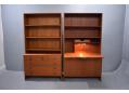 Matching teak secretair unit with built in light also available