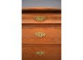 Scandinavian anique solid pine chest with 4 drawers.