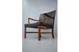 A J Iversen rosewood armchair  designed by Ole Wanscher