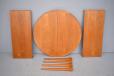 Vintage teak dining table with 2 extra leaves | Jorgen Linde - view 9