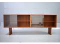 Sliding glass door teak sideboard / top cabinet by Kurt Ostervig.