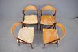 Set of 4 vintage model 31 dining chairs in rosewood | Kai Kristiansen - view 6