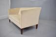 slim box framed 2 seat sofa made by Danish Cabinet maker