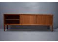 Sliding door Bramin sideboard in teak. 225cm long