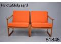 Vintage teak sofa by Hvidt & Molgaard