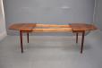 Small drop-leaf dining table in vintage rosewood - view 10