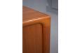 Dyrlund Smith teak media cabinet with tambour doors - view 8