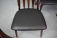 Set of 8 refurbished rosewood EVA dining chairs offering great comfort