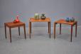 Nest of 3 tables in vintage teak
