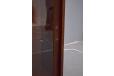 The sliding doors are easy to open and close with the finger grips