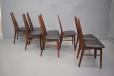 Stylish set of 8 matching EVA chairs all gently refurbished 