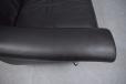 High back matador chair designed 1966 by Aage christiansen in black leather