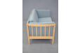 Small 2 seater sofa with beech showframe produced by Skovby Mobelfabrik
