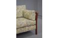 Small 2 seater sofa with floral upholstery