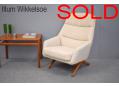 Illum Wikkelsoe high back armchair | Scissor legs