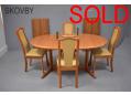 SKOVBY dining suite in teak | table + 4 chairs