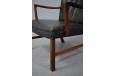 Danish rosewood armchair designed by Ole Wanscher produced by A J Iversen